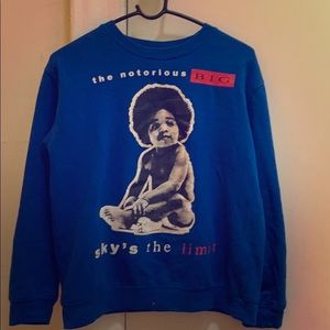 Notorious B.I.G. Sky’s the Limit Pullover Sweater